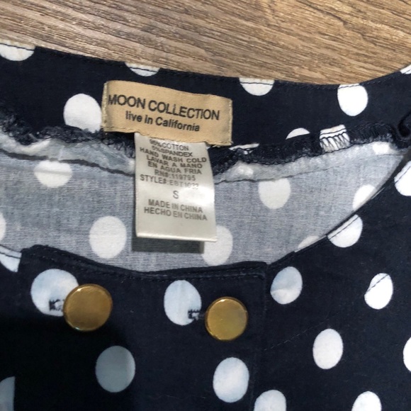 Moon Collection polka dots shirt - Picture 2 of 4